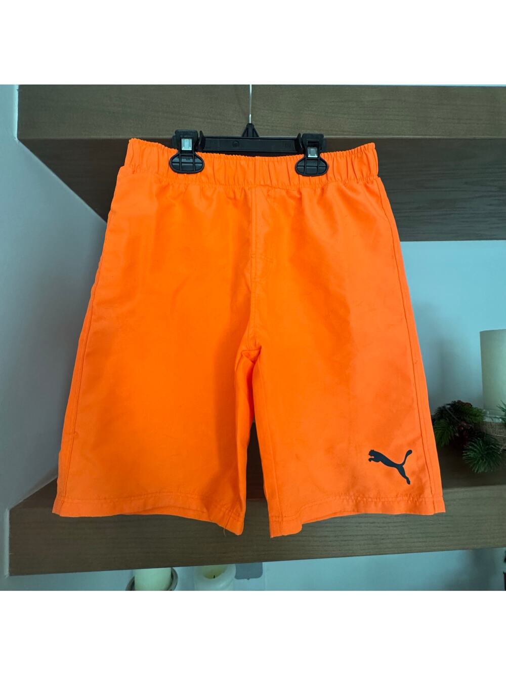 Puma Swim Trunks in Bright Orange